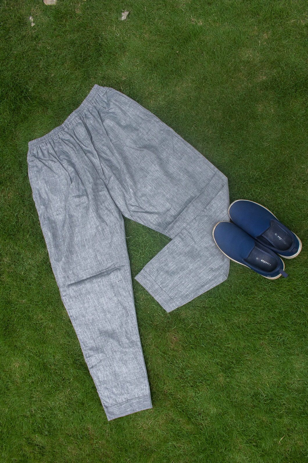 Grey Cotton Pant