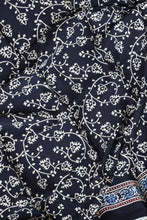Load image into Gallery viewer, Grey Modal Silk Ajrakh Saree
