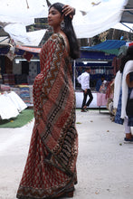 Load image into Gallery viewer, Red Chanderi Cotton Silk Saree
