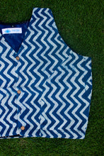 Load image into Gallery viewer, Indigo Cotton Block Printed Blouse
