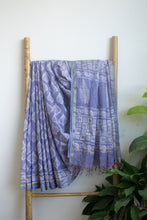 Load image into Gallery viewer, Lavender Chanderi Cotton Silk Saree
