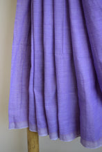 Load image into Gallery viewer, Lavender Plain Cotton Saree
