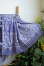 Load image into Gallery viewer, Lavender Chanderi Cotton Silk Saree

