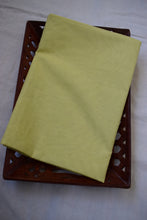 Load image into Gallery viewer, Lemon Yellow Chanderi Benarasi Suit with Kalamkari Dupatta
