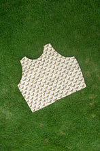 Load image into Gallery viewer, Light Yellow Cotton Block Printed Blouse
