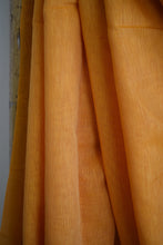 Load image into Gallery viewer, Mango Yellow Benarasi Linen Silk Saree
