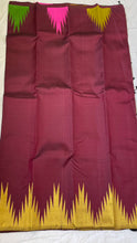 Load image into Gallery viewer, Maroon Kanjeevaram Silk Saree
