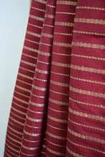 Load image into Gallery viewer, Maroon Benarasi Katan Warm Silk Saree
