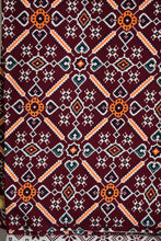 Load image into Gallery viewer, Maroon Print Cotton Suit Dupatta Set
