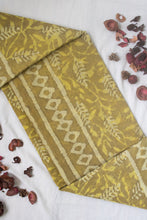 Load image into Gallery viewer, Mehandi Green Chanderi Cotton Silk Saree
