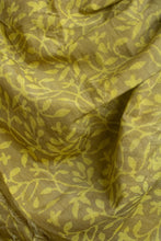 Load image into Gallery viewer, Mehandi Green Chanderi Cotton Silk Saree
