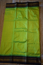 Load image into Gallery viewer, Neon Green Ilkal Silk Saree
