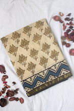 Load image into Gallery viewer, Off White Chanderi Cotton Silk Saree

