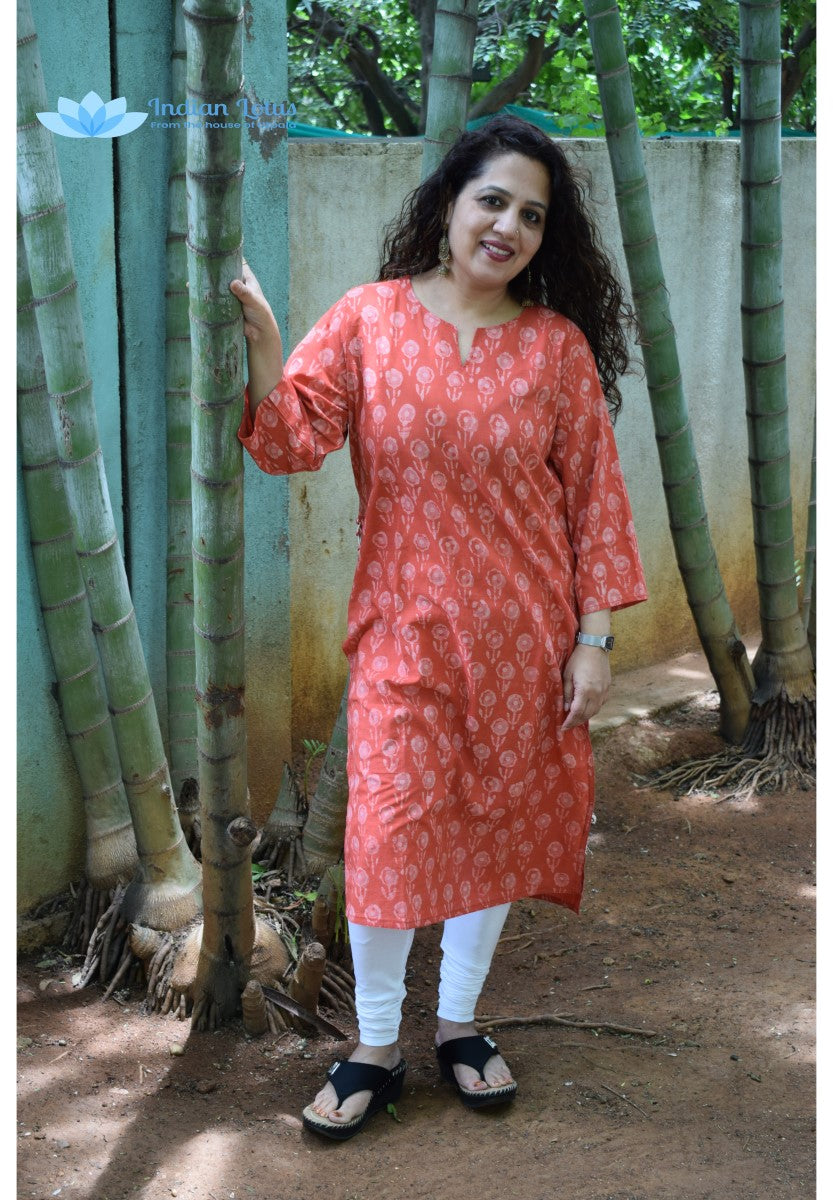 Bagru Cotton Kurta