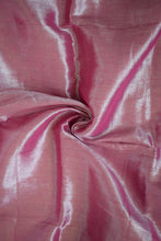 Load image into Gallery viewer, Pink and Silver Tissue Cotton Saree

