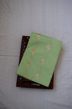 Load image into Gallery viewer, Pista Green Chanderi Benarasi Suit with Kalamkari Dupatta
