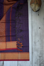 Load image into Gallery viewer, Purple Maheshwari Dupatta
