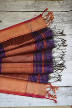 Load image into Gallery viewer, Purple Maheshwari Dupatta
