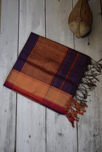 Load image into Gallery viewer, Purple Maheshwari Dupatta
