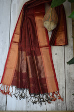 Load image into Gallery viewer, Red Maheshwari Dupatta
