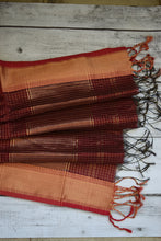 Load image into Gallery viewer, Red Maheshwari Dupatta
