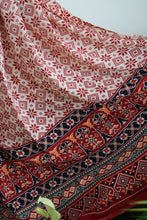 Load image into Gallery viewer, Red Patola Print Cotton Suit Dupatta Set
