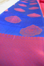 Load image into Gallery viewer, Royal Blue Kora Silk Benarasi Saree
