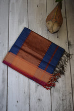 Load image into Gallery viewer, Royal Blue Maheshwari Dupatta
