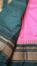 Load image into Gallery viewer, Salmon Pink Ilkal Silk Saree

