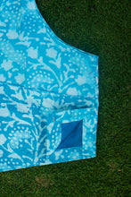 Load image into Gallery viewer, Sky Blue Cotton Block Printed Blouse
