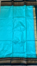 Load image into Gallery viewer, Turquoise Ilkal Silk Saree
