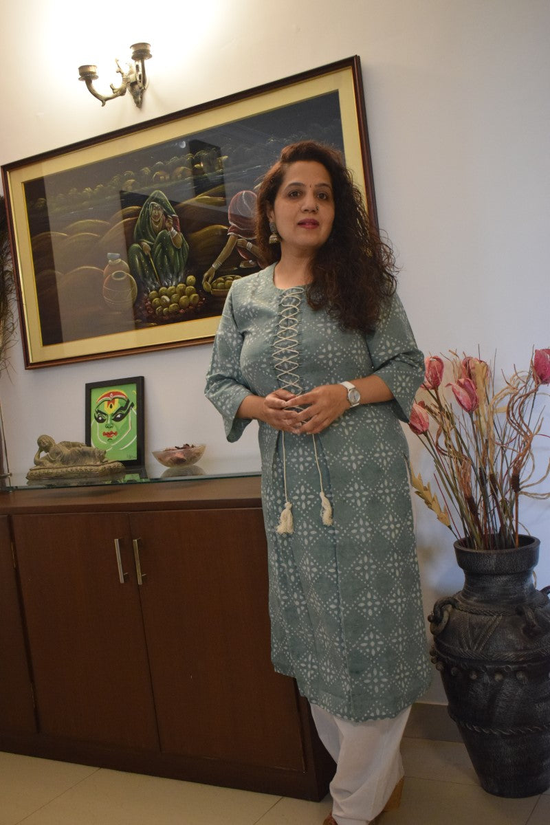 Bagru Cotton Kurta