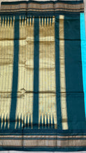 Load image into Gallery viewer, Turquoise Ilkal Silk Saree
