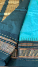 Load image into Gallery viewer, Turquoise Ilkal Silk Saree

