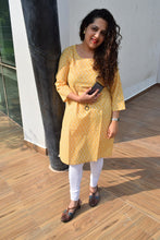 Load image into Gallery viewer, Bagru Cotton Kurta
